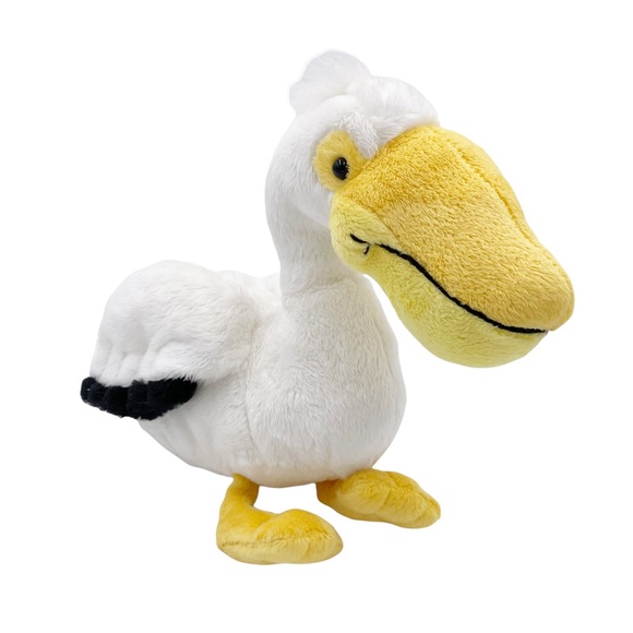 GANZ Webkinz HM211 White Pelican Bird Plush Stuffed Animal NO CODE - Picture 1 of 8